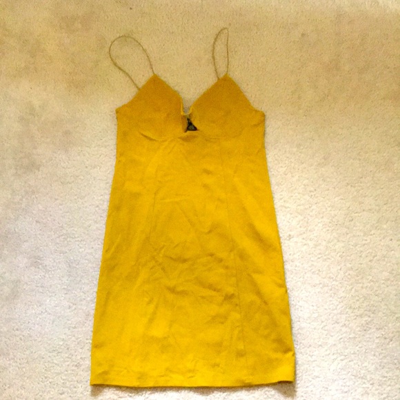 Forever 21 Dresses & Skirts - Forever 21 mustard bodycon dress size M